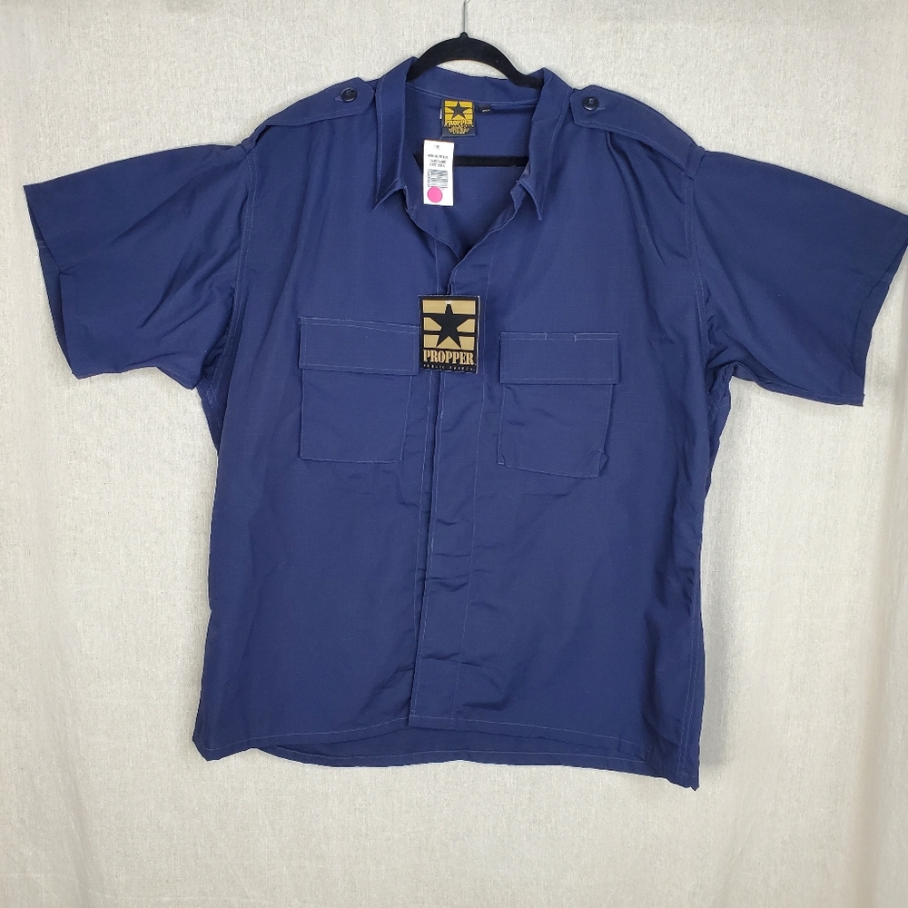 ☆☆ Propper BDU Men's Uniform Work Shirt Short Sleeve Size XXL Long